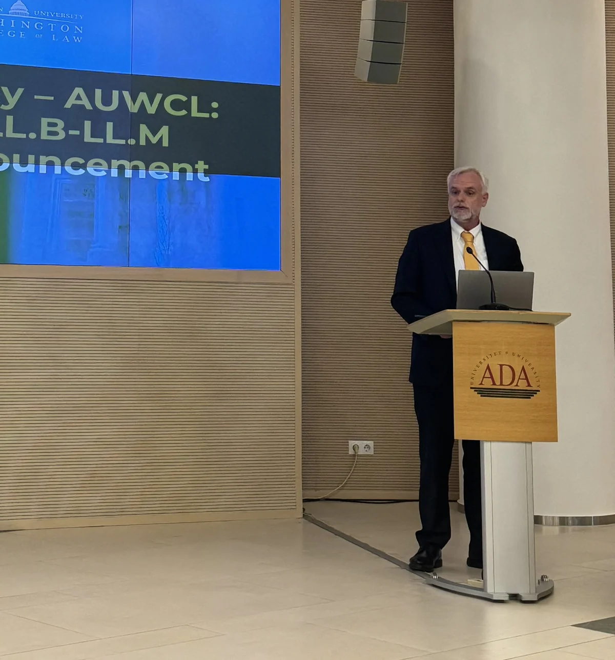 US envoy: ADA University-Washington College of Law partnership promotes academic dialogue