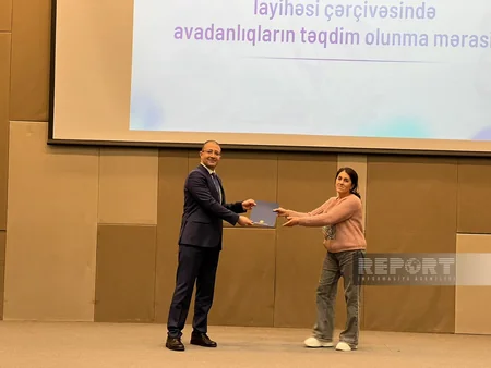 “Potensial ABAD-çılara dəstək” layihəsi çərçivəsində 23 nəfərə avadanlıqlar təqdim edilib