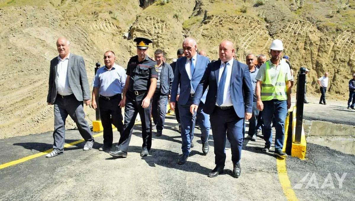 Qubanın Adur kəndində yeni körpü istifadəyə verilib