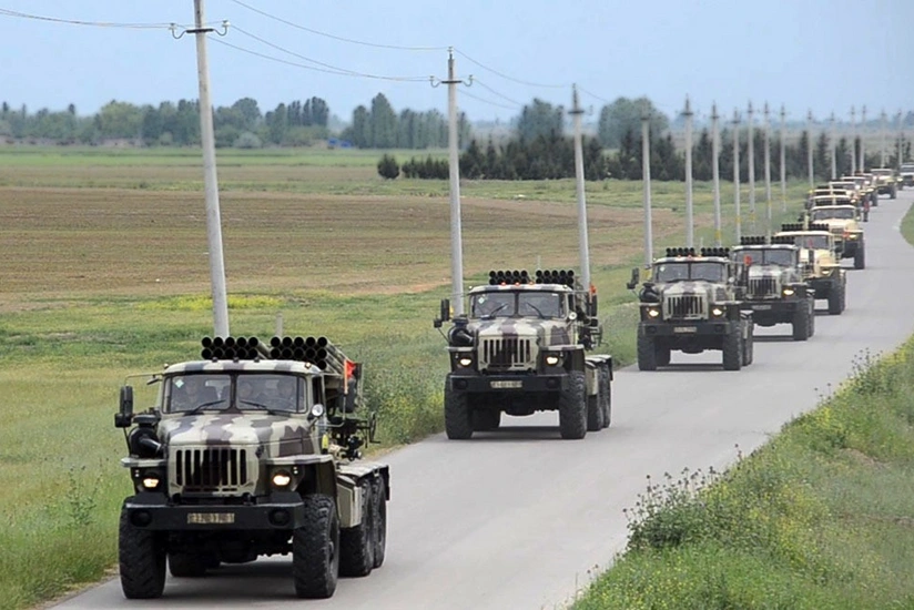 Əməliyyat-taktiki raket kompleksləri təlimə cəlb edilib - VİDEO