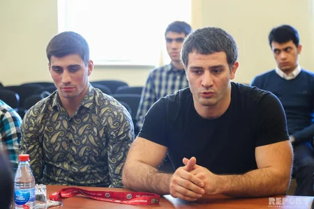 Böyük Dəbilqə turnirində bir dəst medal qazanan Azərbaycan cüdoçuları ilə görüş keçirilib - FOTO