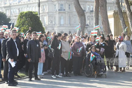 Bakıda “Gücümüz cəsarətimizdədir!” adlı yürüşün açılış mərasimi olub - YENİLƏNİB