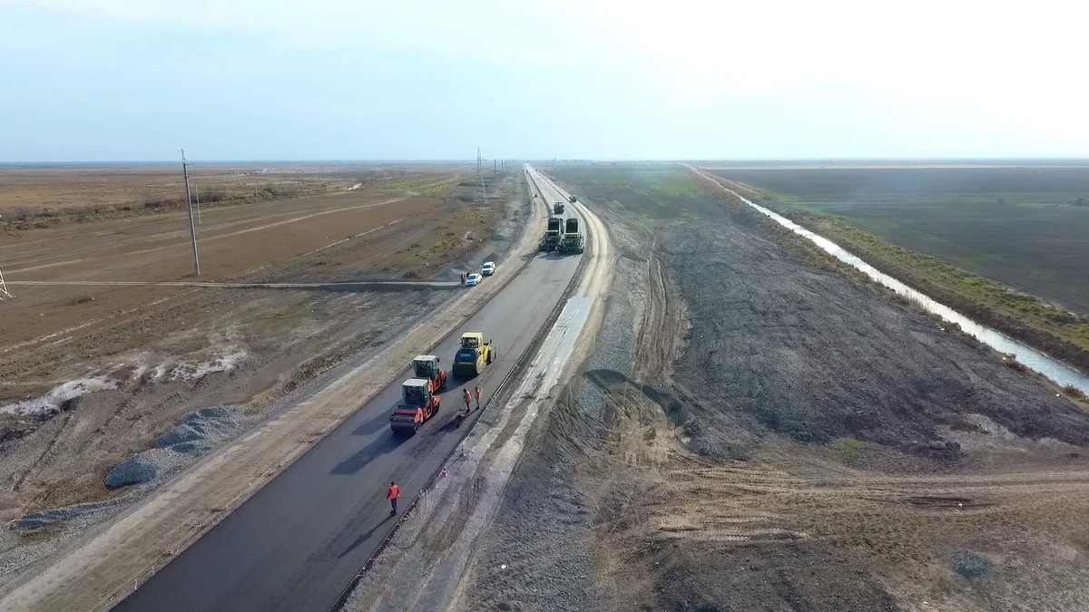 Bəhrəmtəpə-Biləsuvar yolu bərpa etdirilir - FOTO