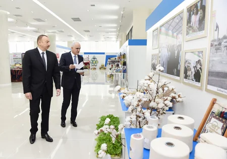President Ilham Aliyev reviewed Aran Regional Development Center in Yevlakh