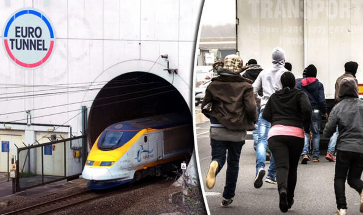 Yüzlərlə miqrant yenidən Avrotunel vasitəsilə İngiltərəyə keçməyə cəhd edib