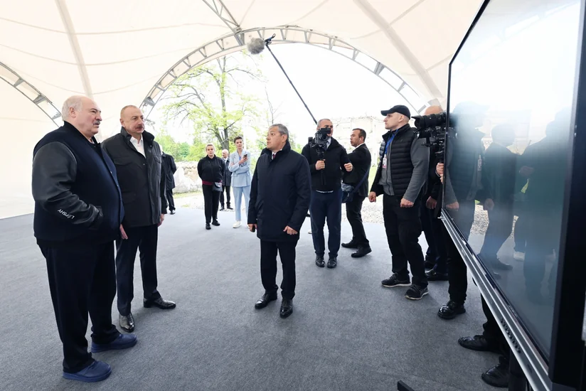 Лидеров Азербайджана и Беларуси проинформировали о Генплане города Шуша