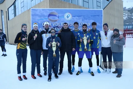 Qar voleybolu üzrə Azərbaycan çempionatının mükafatçıları bəlli olub