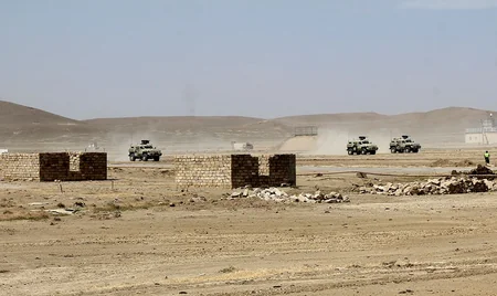 NATO rəsmisi və hərbi attaşelər Azərbaycan ordusunun kəşfiyyat bölüyünün təlimini izləyib