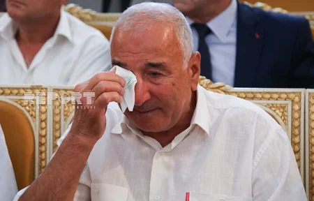 Xalq artisti Habil Əliyevlə vida mərasimi başlayıb - FOTO
