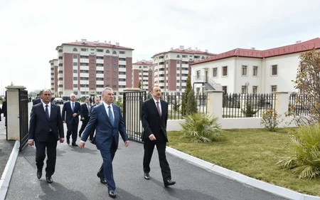 ​Prezident İlham Əliyev Bərdəyə səfər edib