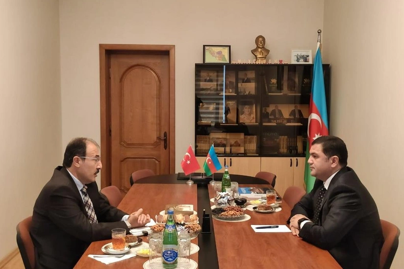Türkiyə səfiri Naxçıvanın Bakıdakı nümayəndəsilə görüşdü