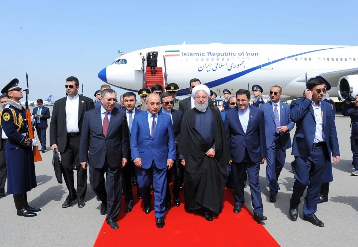 Iranian President arrives in Azerbaijan