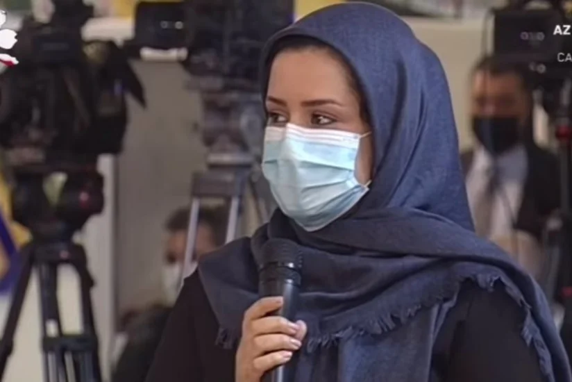 Prezidentin mətbuat konfransında iranlı jurnalist özünü pis vəziyyətə salıb