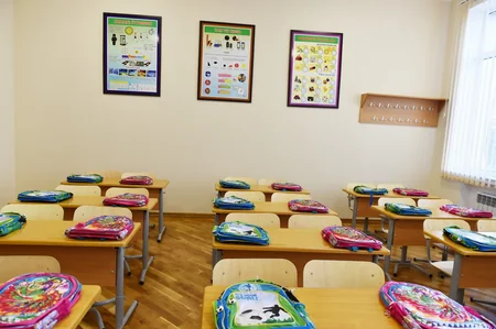 President Ilham Aliyev views school-lyceum No 62 in Nizami district after major overhaul