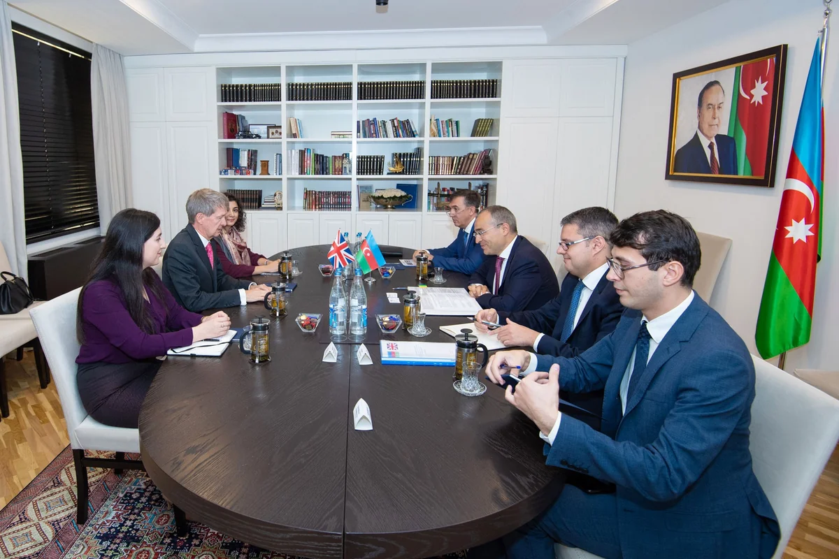 Vergilər naziri Böyük Britaniyanın ölkəmizdəki səfiri ilə görüşüb