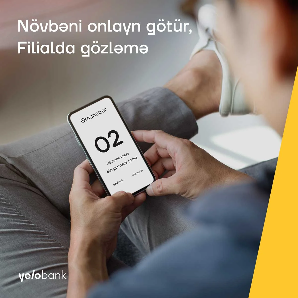 “Yelo Bank”dan yeni onlayn növbə xidməti