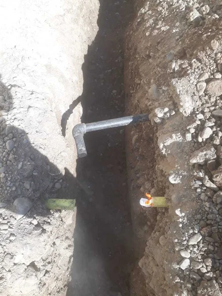 Horadizdə qaz xətti traktorla zədələnib