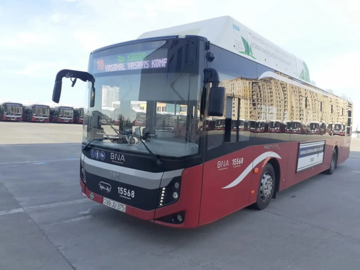 Bakıda 10 nömrəli avtobus marşrutunun hərəkət sxemi dəyişdirilir