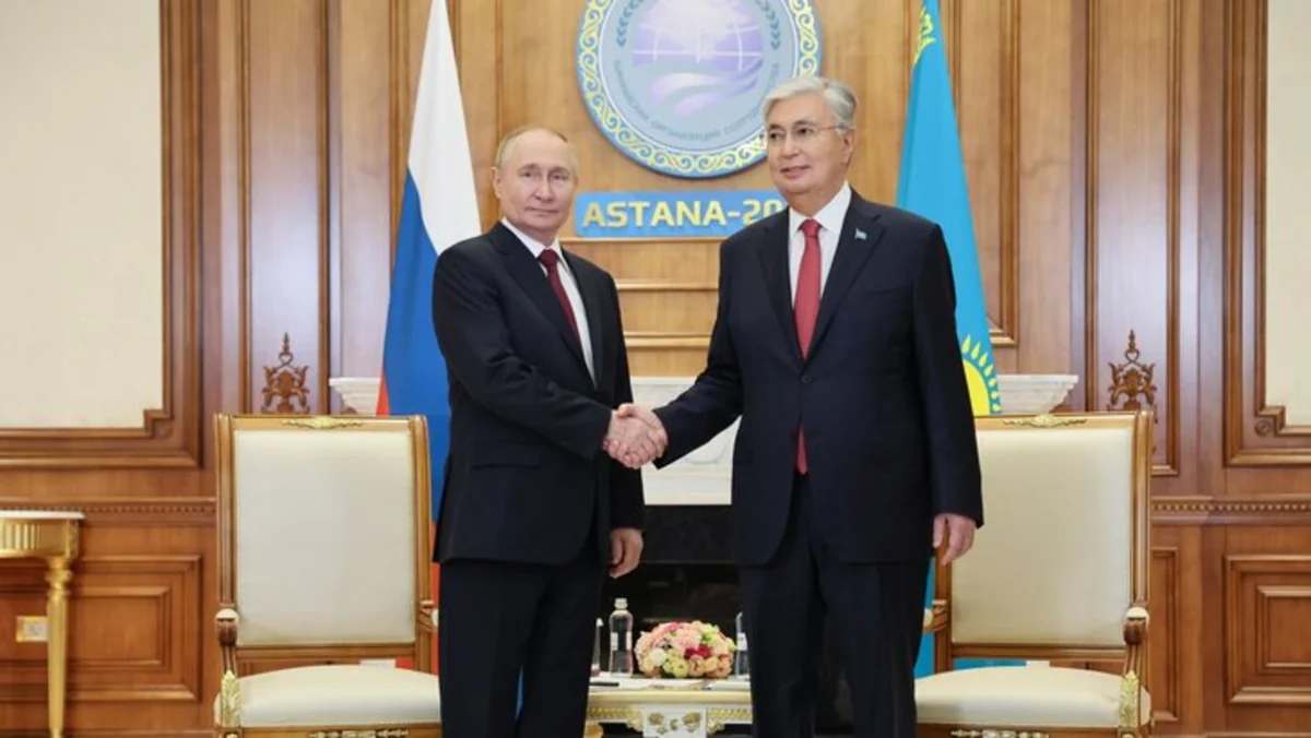 Путин посетит Казахстан в ноябре по приглашению Токаева
