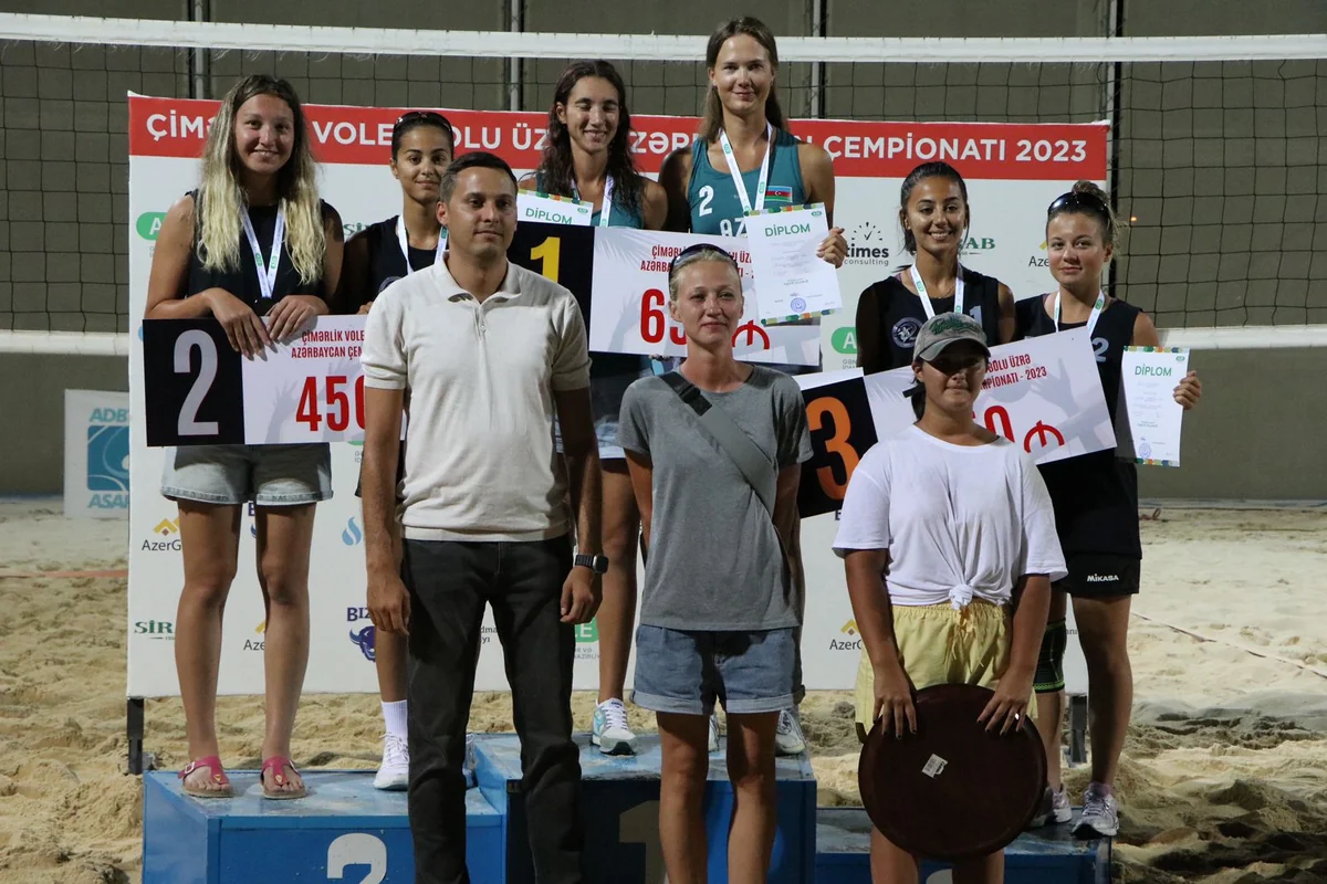 Çimərlik voleybolu üzrə Azərbaycan çempionatının qalibləri müəyyənləşib