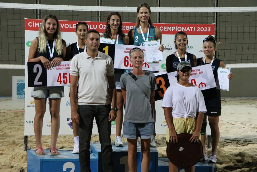 Çimərlik voleybolu üzrə Azərbaycan çempionatının qalibləri müəyyənləşib