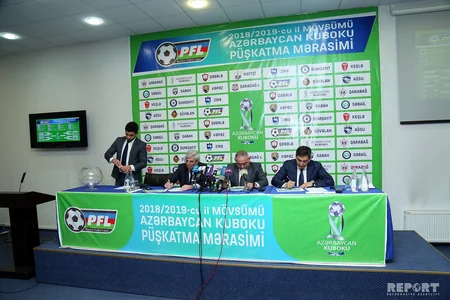 Futbol üzrə Azərbaycan Kubokunun püşkü atılıb