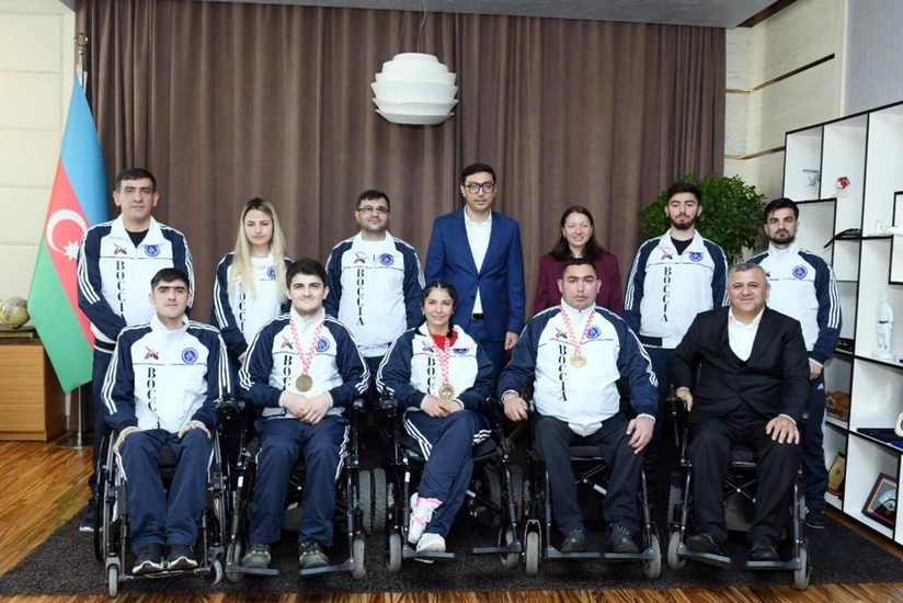 Министр спорта принял паралимпийцев, завоевавших медали на чемпионате в Хорватии