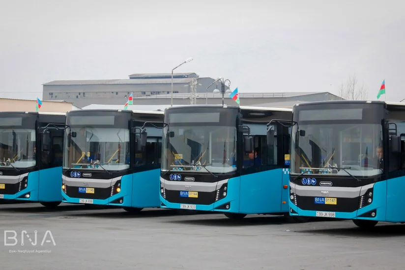 Sabahdan 160 nömrəli marşrut xəttində yeni avtobuslar işləyəcək