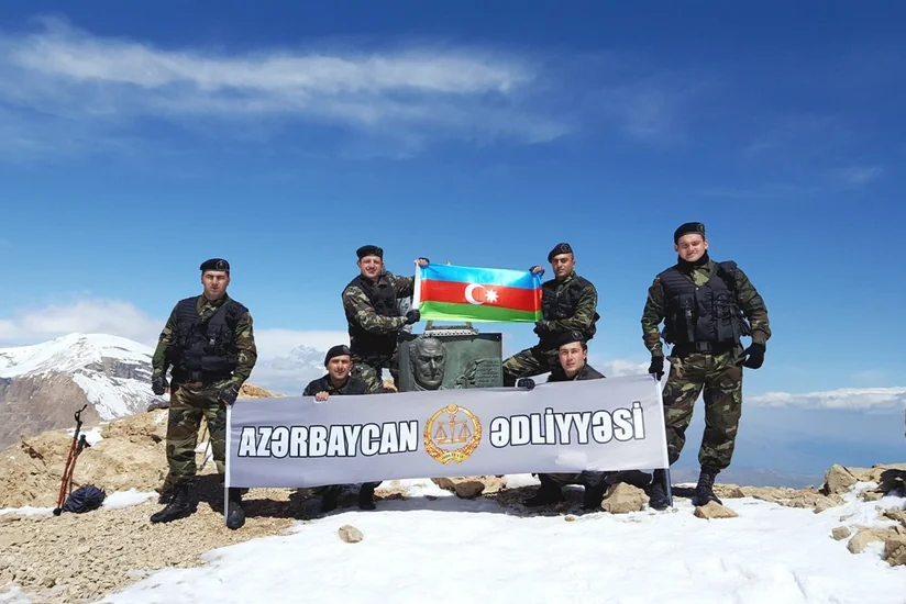 Penitensiar Xidmətin əməkdaşları “Heydər zirvəsi”nə yürüşü uğurla başa vurublar