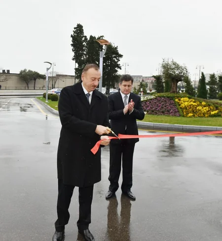 ​Prezident İlham Əliyev Əmlak Məsələləri Dövlət Komitəsinin yeni Mərkəzinin açılışında iştirak edib - FOTO