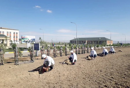 Hərbi hissələrdə Qurban bayramı qeyd edilir