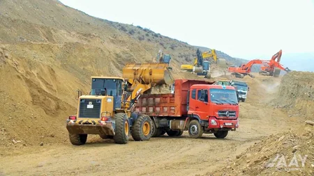 Talış-Tapqaraqoyunlu-Qaşaltı yeni avtomobil yolunun tikintisi sürətlə davam etdirilir