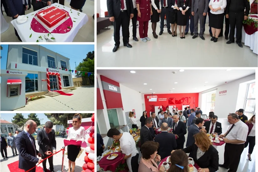 Kapital Bankın yenilənmiş Şabran filialı istifadəyə verilib