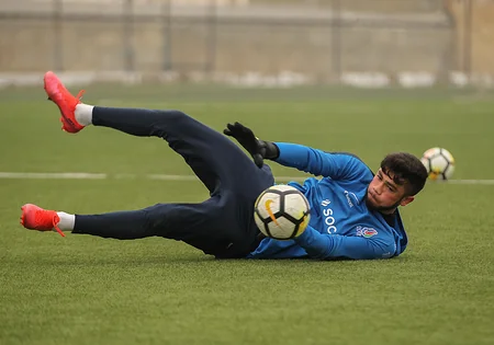 Millimizə namizəd qapıçılar üçün məşq keçirildi