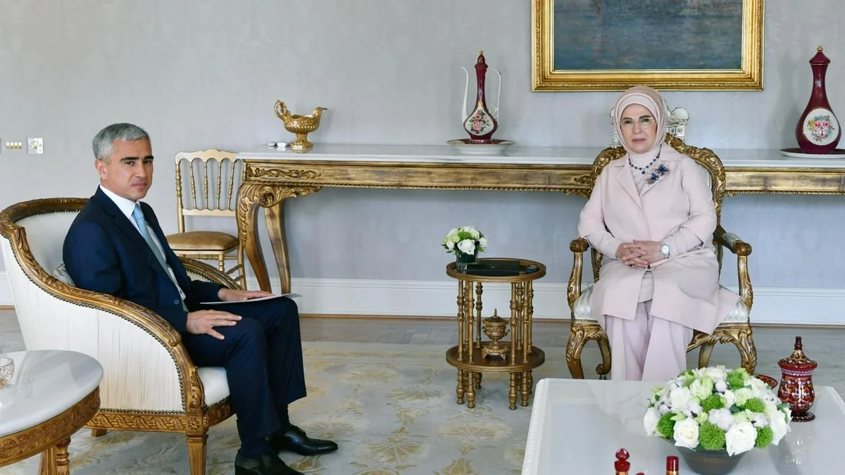 Anar Ələkbərov Əminə Ərdoğanı COP29-a hazırlıq işləri barədə məlumatlandırıb