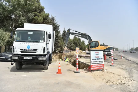 Agentlik: Bakıda yeni su və kanalizasiya layihələri icra olunur