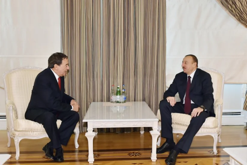 ​Azərbaycan Prezidenti İlham Əliyev Sosialist İnternasionalının baş katibini qəbul edib