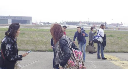 Fire engine cause emergency landing Turkish Airlines' plane - VIDEO