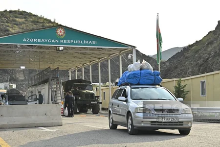 “Laçın” sərhəd-buraxılış məntəqəsində erməniəsilli şəxslərin sərbəst keçidi təmin olunur