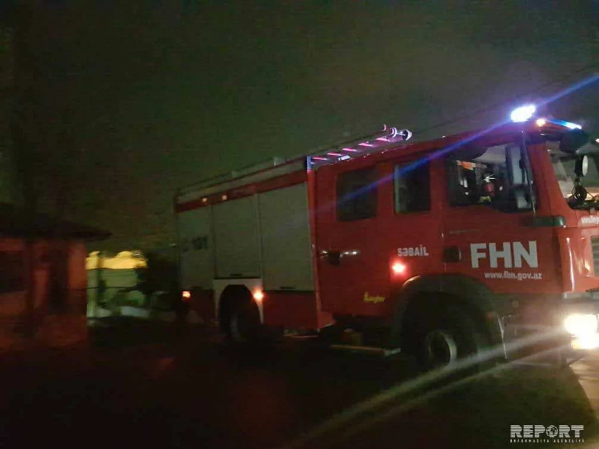 FHN paytaxtda baş verən yanğınla bağlı məlumat yayıb - FOTO