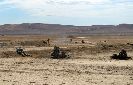 Silahlı Qüvvələrin motoatıcı taborunun NATO qiymətləndirməsi üzrə təlimi başa çatıb
