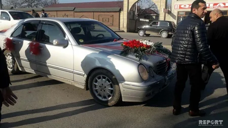 Qubada gəlin maşını qəzaya düşüb - FOTO - VİDEO