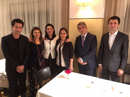 Nizami Gəncəvi Beynəlxalq Mərkəzinin nümayəndə heyəti İsrailin müdafiə naziri ilə görüşüb