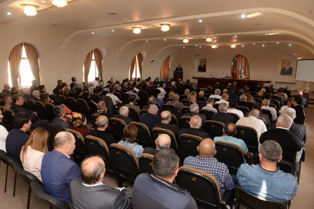 Qərbi Azərbaycan İcmasında Böyük Qarakilsə rayonu icmasının iclası keçirilib
