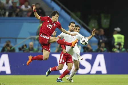 Сборная Испании с минимальным счётом обыграла Иран в матче ЧМ-2018