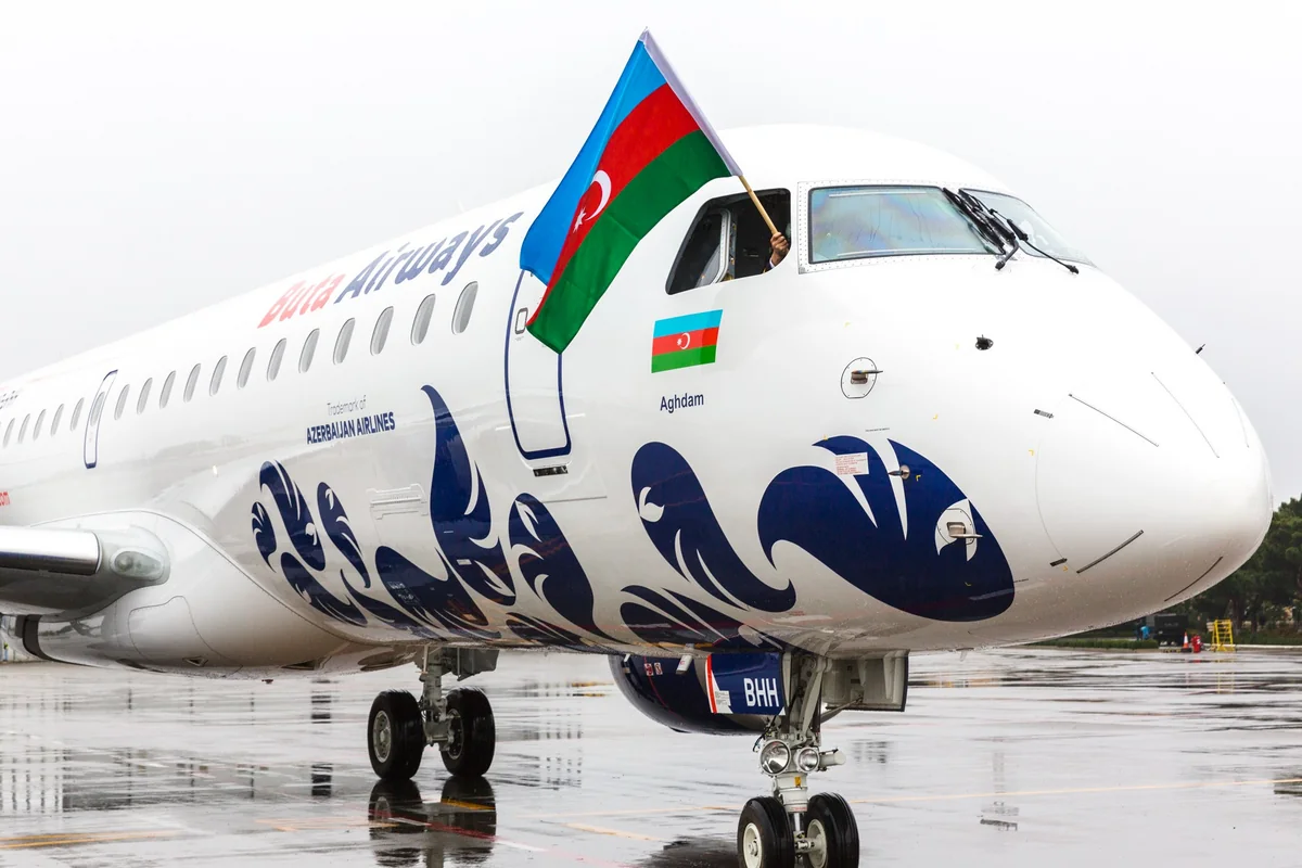 Парк авиакомпании Buta Airways пополнился еще одним самолётом Embraer E-190