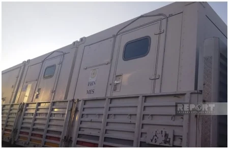 Полевой мобильный госпиталь МЧС Азербайджана доставлен в турецкий Кахраманмараш