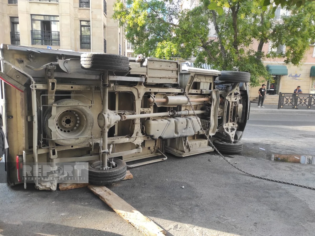 Bakıda yol qəzası olub