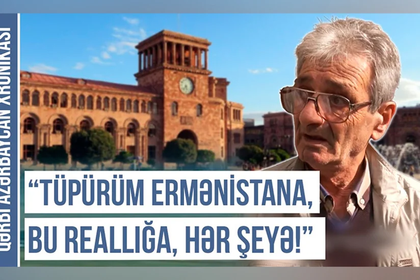 Erməni ziyalısı: “Tüpürüm Ermənistana, bu reallığa, hər şeyə!”