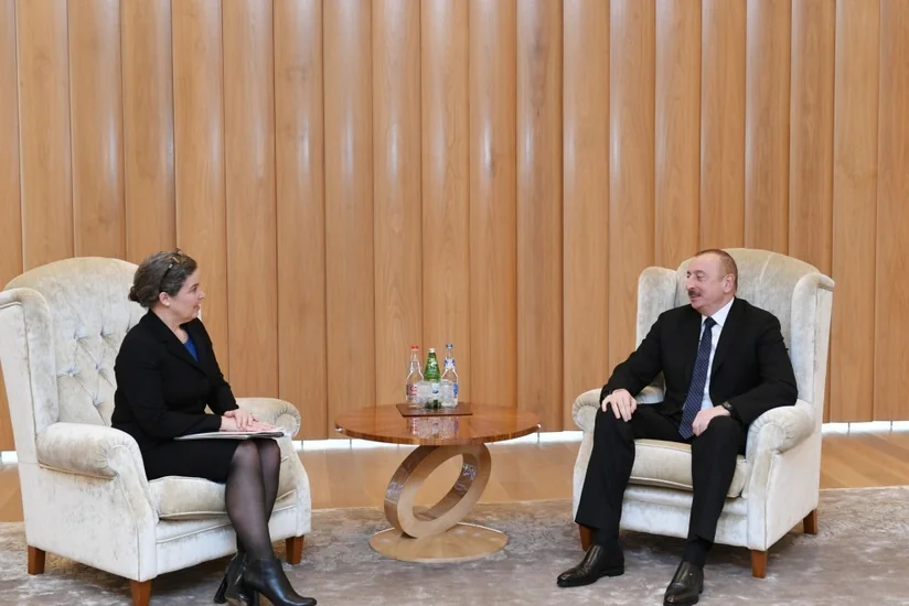 Президент Ильхам Алиев встретился с советником заместителя госсекретаря США по энергетической дипломатии
